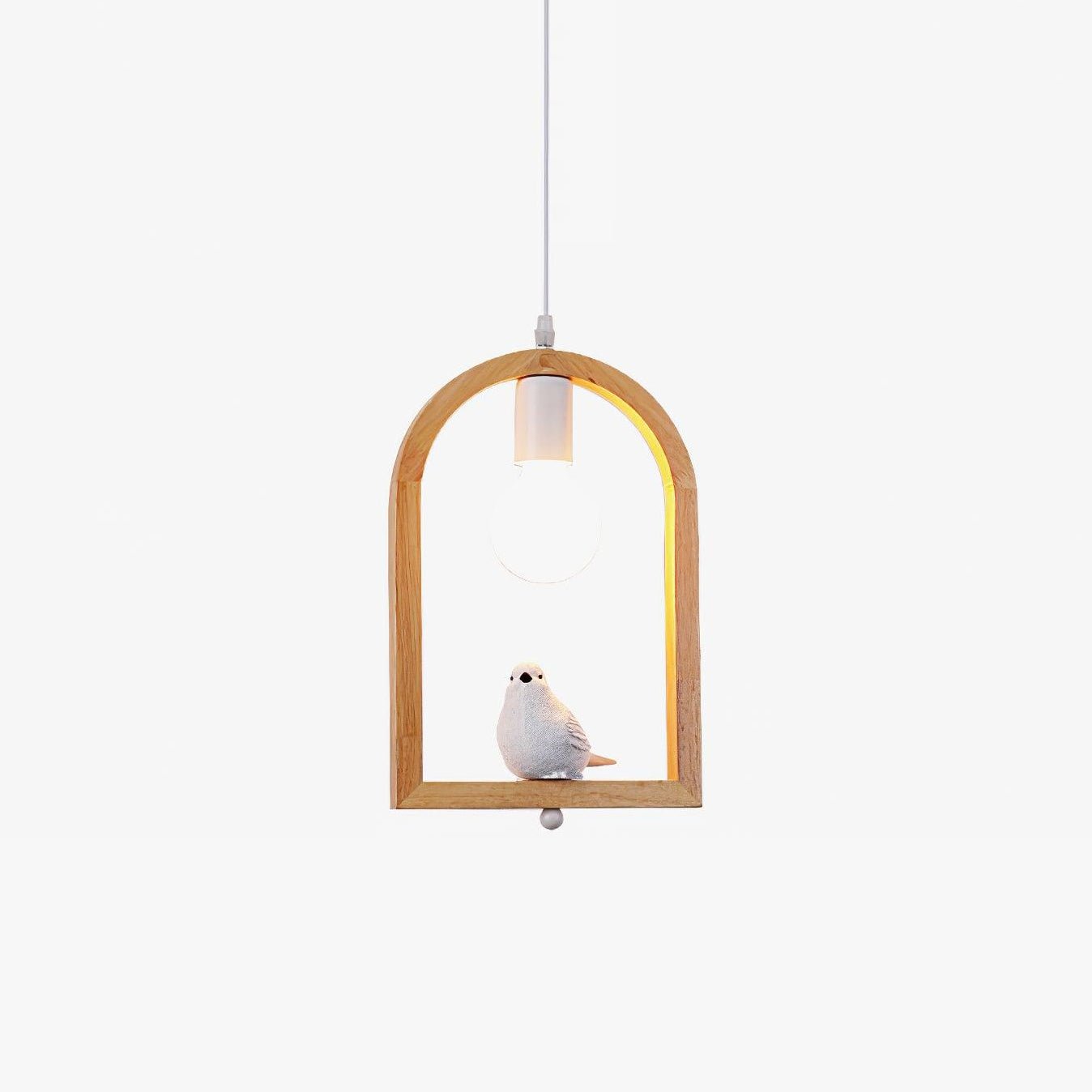 Ceda Wood Resin Pendant Light