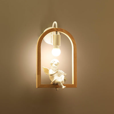 Cari Nordic Art Bird Resin Wall Light