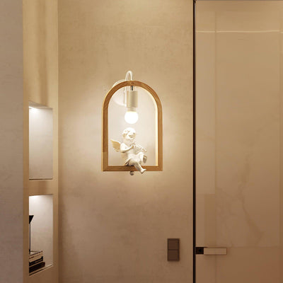 Cari Nordic Art Bird Resin Wall Light