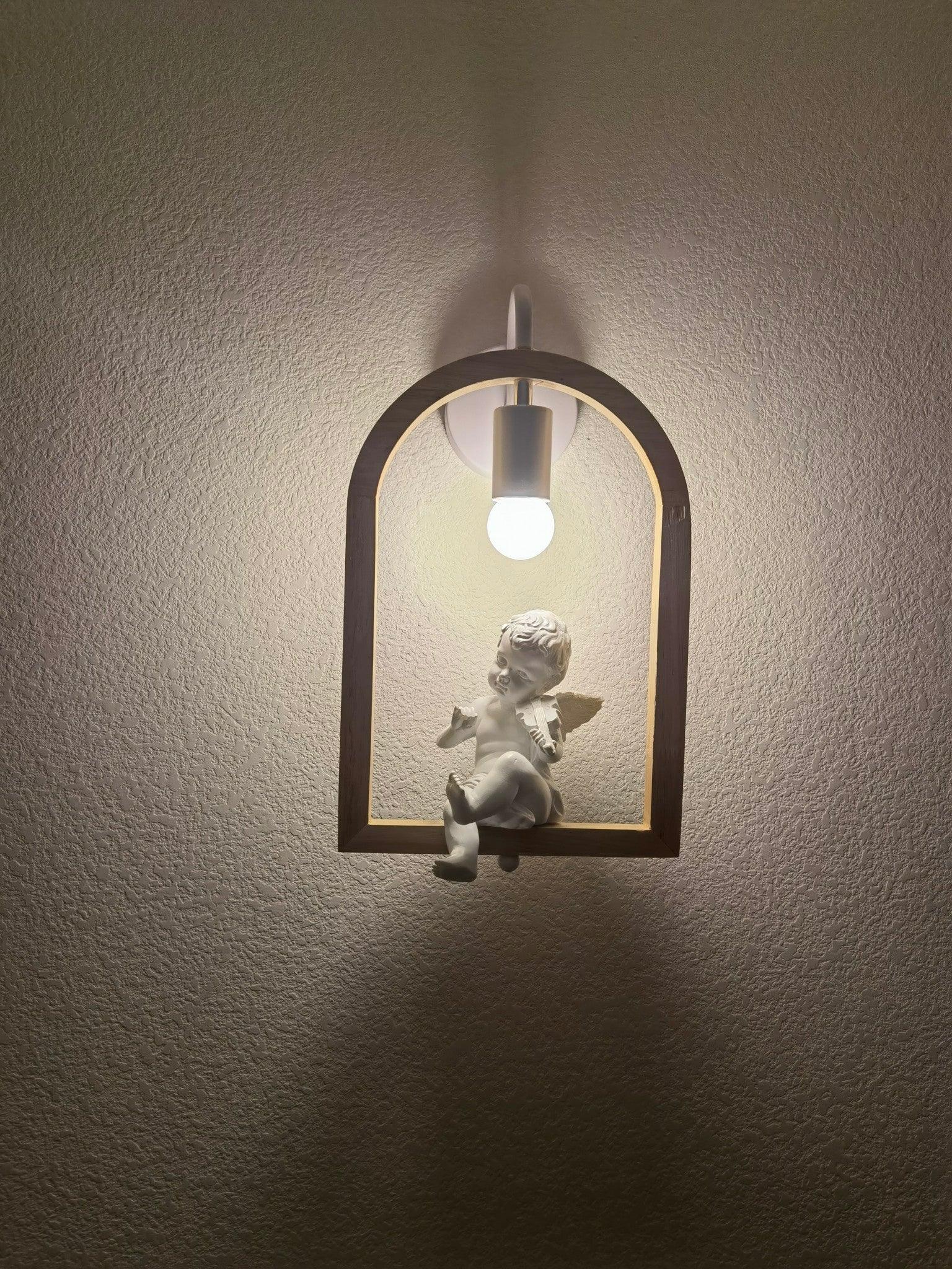 Cari Nordic Art Bird Resin Wall Light