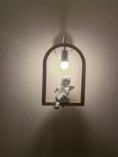 Cari Nordic Art Bird Resin Wall Light