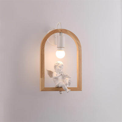 Cari Nordic Art Bird Resin Wall Light