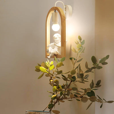 Cari Nordic Art Bird Resin Wall Light