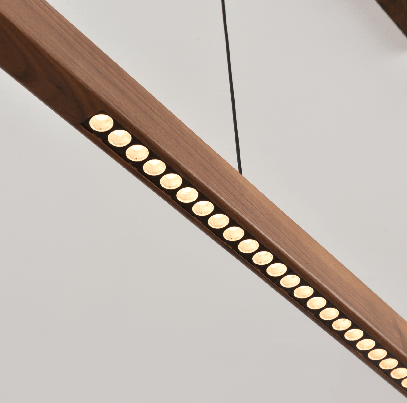 Wood Linear LED Pendant Light