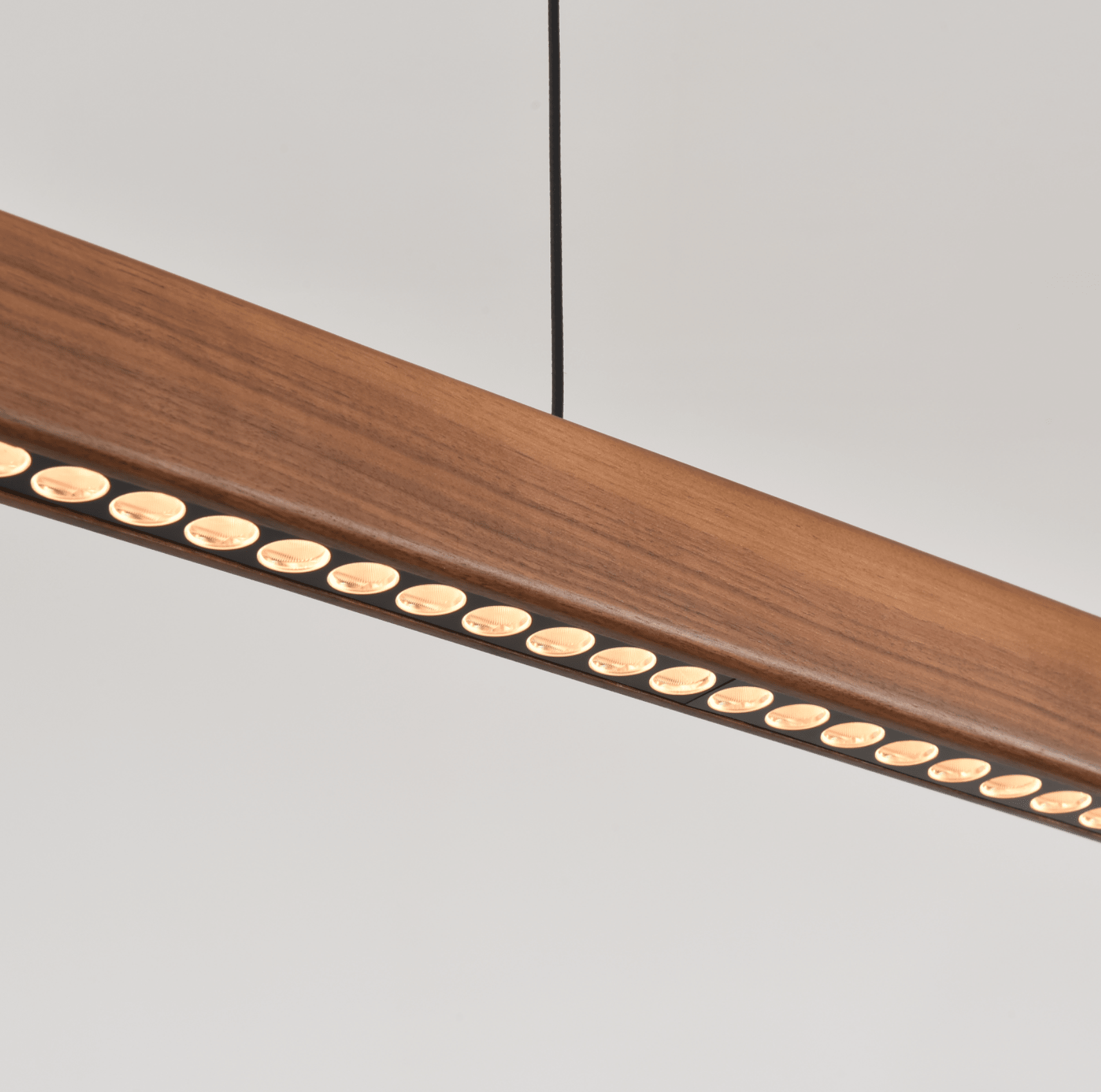 Wood Linear LED Pendant Light