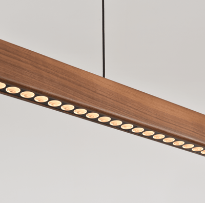 Wood Linear LED Pendant Light