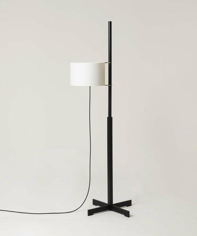 Jex Wood Fabric Floor Lamp