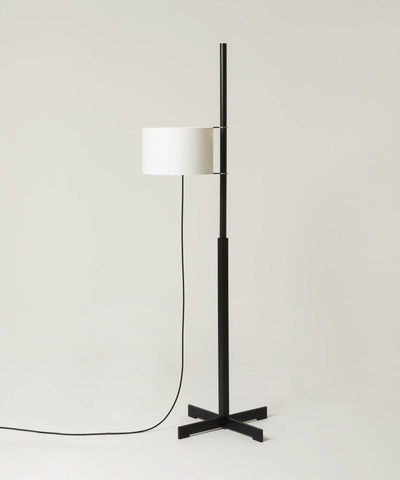 Jex Wood Fabric Floor Lamp