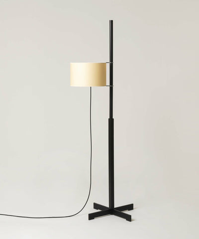 Jex Wood Fabric Floor Lamp