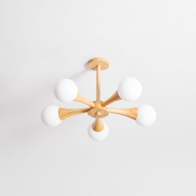 Briarshire Wooden Nera Chandelier