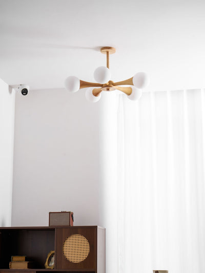 Briarshire Wooden Nera Chandelier