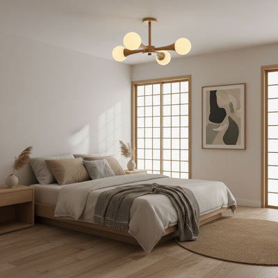 Briarshire Wooden Nera Chandelier