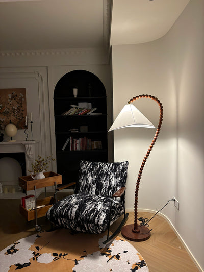 Nadia Modern Wood Floor Lamp