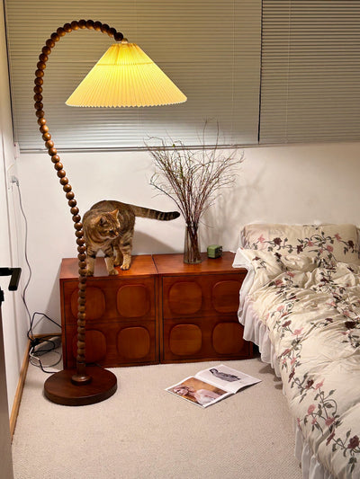 Nadia Modern Wood Floor Lamp