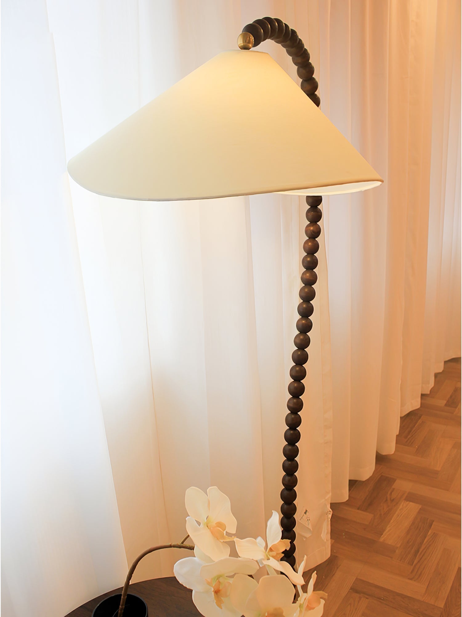 Nadia Modern Wood Floor Lamp
