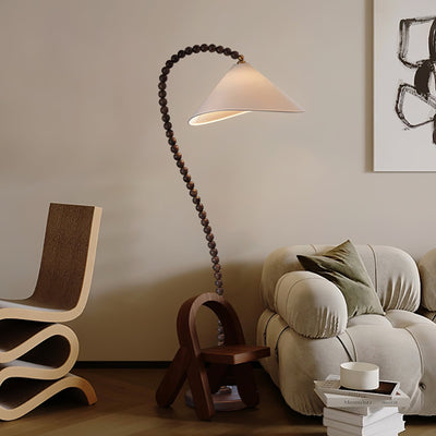 Nadia Modern Wood Floor Lamp