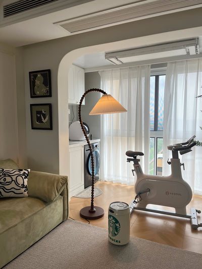Nadia Modern Wood Floor Lamp