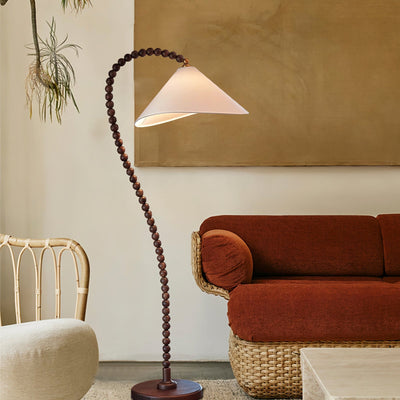 Nadia Modern Wood Floor Lamp