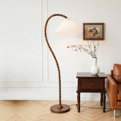 Nadia Modern Wood Floor Lamp