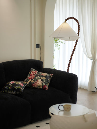 Nadia Modern Wood Floor Lamp