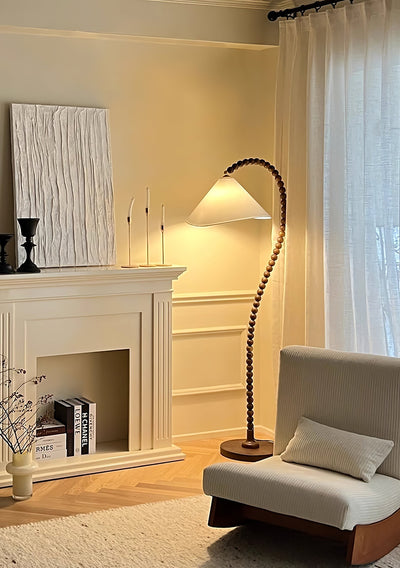 Nadia Modern Wood Floor Lamp