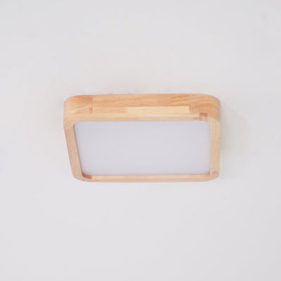 Aldalaya Ceiling Light Wooden Geometric LED