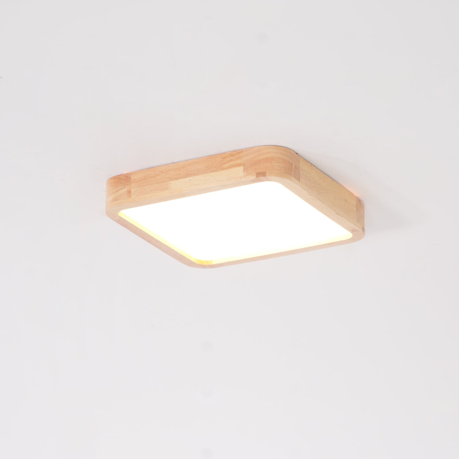 Aldalaya Ceiling Light Wooden Geometric LED