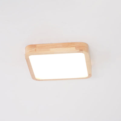 Aldalaya Ceiling Light Wooden Geometric LED