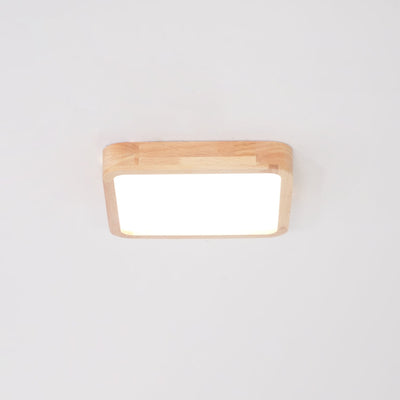 Aldalaya Ceiling Light Wooden Geometric LED