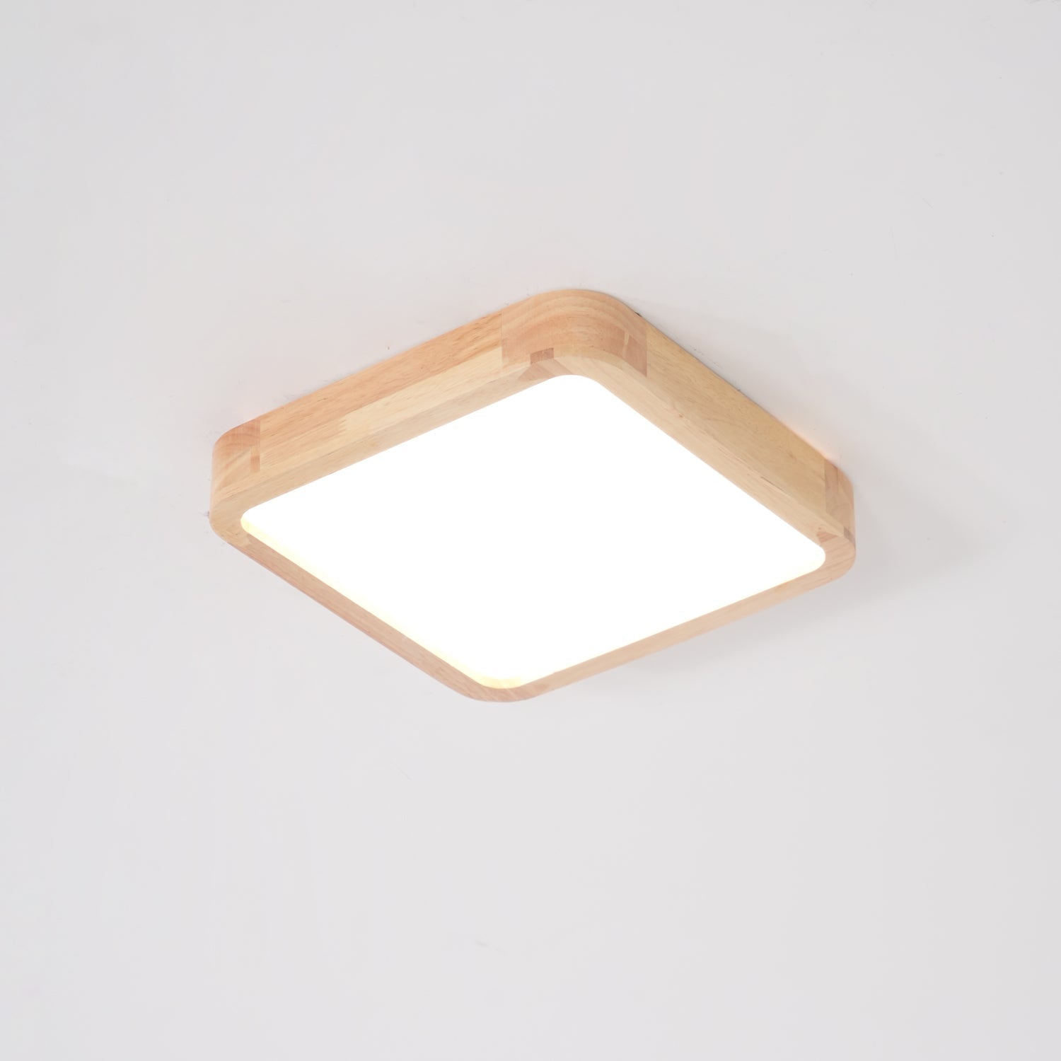 Aldalaya Ceiling Light Wooden Geometric LED