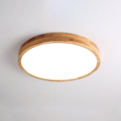 Aldalaya Ceiling Light Wooden Geometric LED