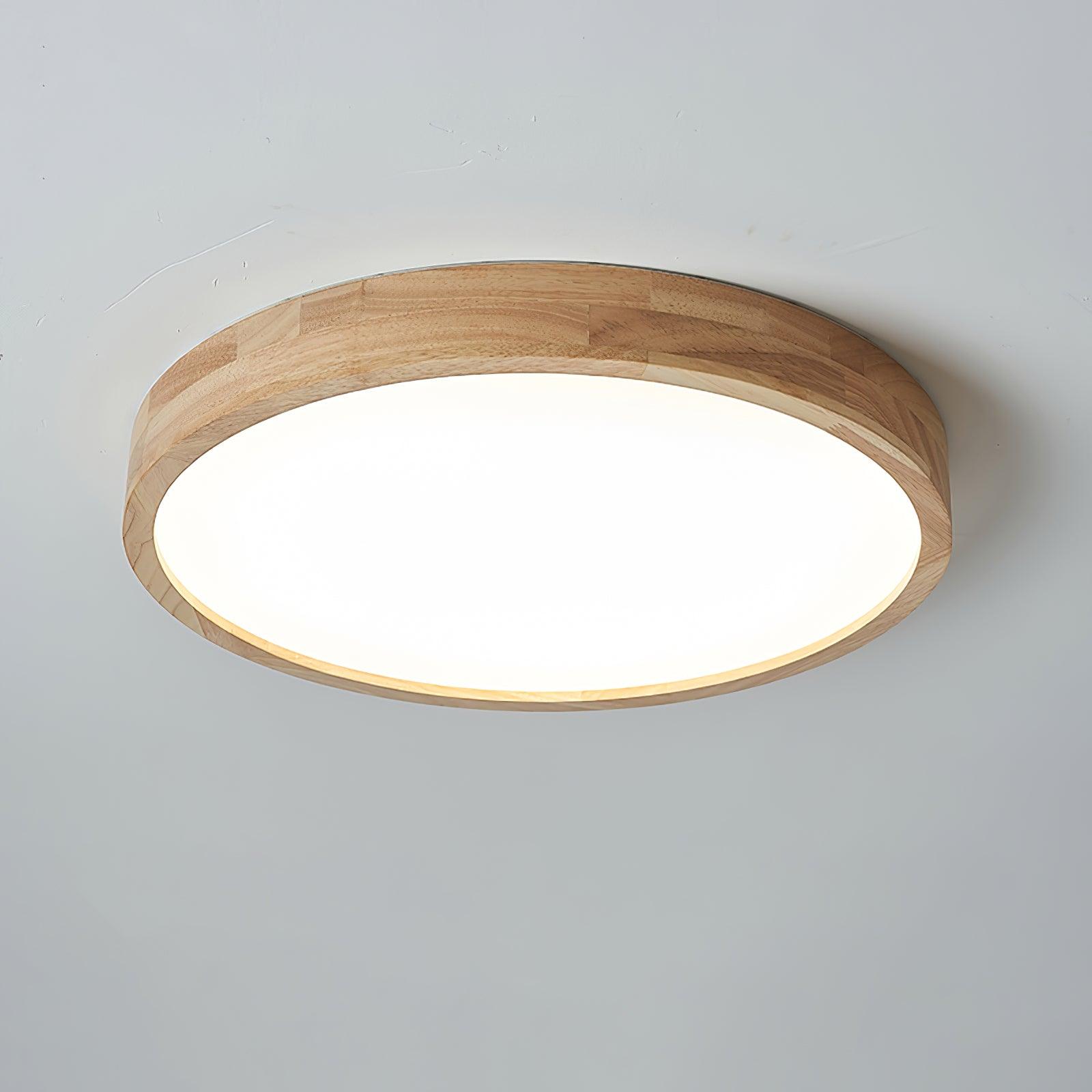 Aldalaya Ceiling Light Wooden Geometric LED