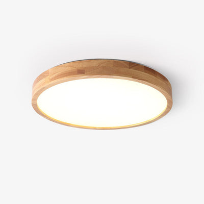 Aldalaya Ceiling Light Wooden Geometric LED