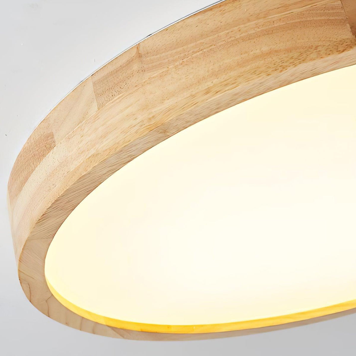 Edenford Wooden Geometric Flush Mount Ceiling Light