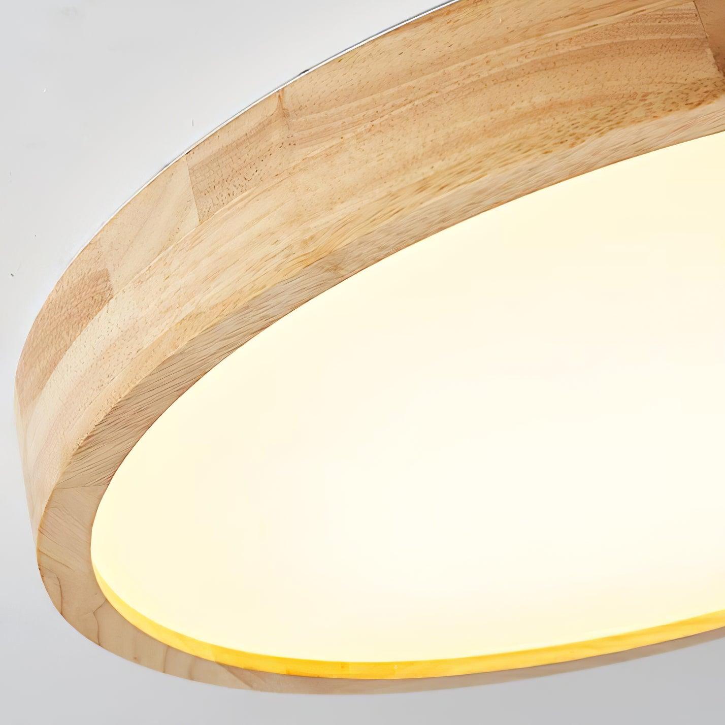 Aldalaya Ceiling Light Wooden Geometric LED