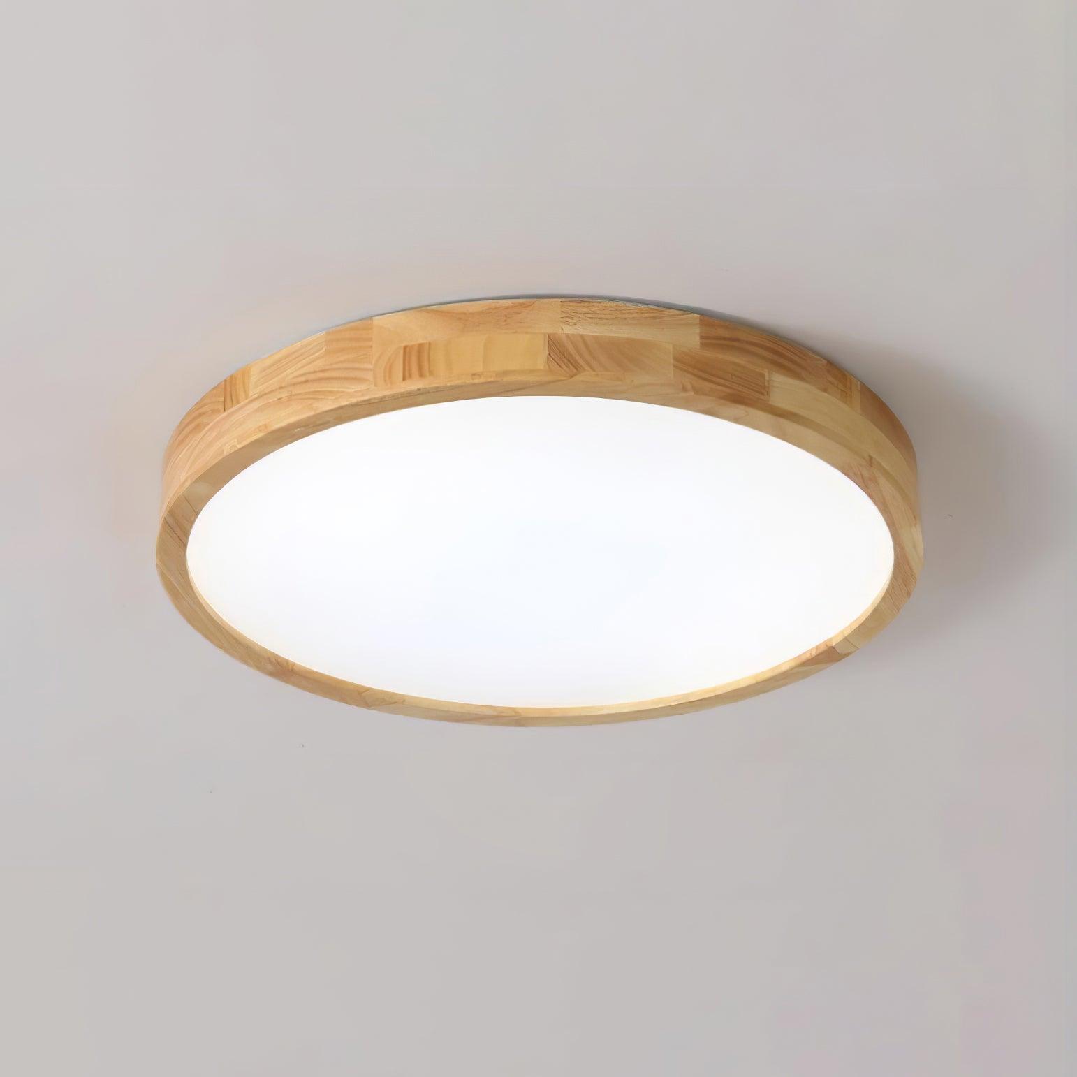 Aldalaya Ceiling Light Wooden Geometric LED