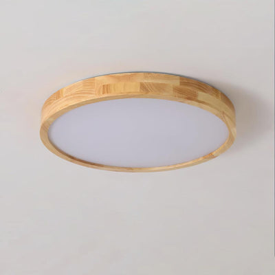 Aldalaya Ceiling Light Wooden Geometric LED