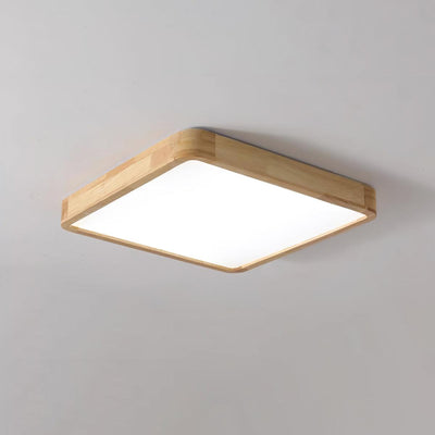 Aldalaya Ceiling Light Wooden Geometric LED