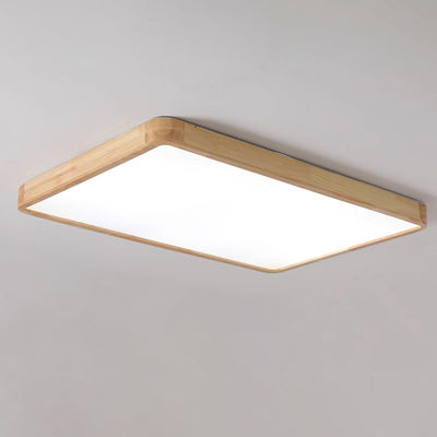 Aldalaya Ceiling Light Wooden Geometric LED
