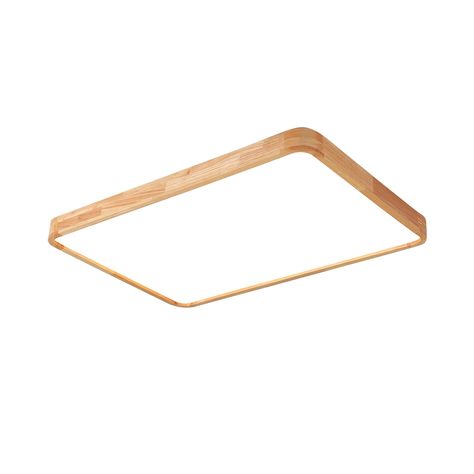 Aldalaya Ceiling Light Wooden Geometric LED