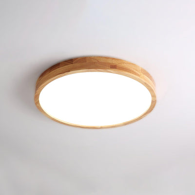 Aldalaya Ceiling Light Wooden Geometric LED