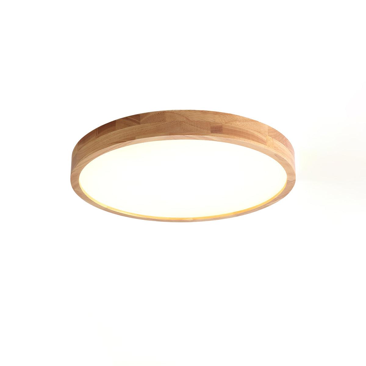 Aldalaya Ceiling Light Wooden Geometric LED
