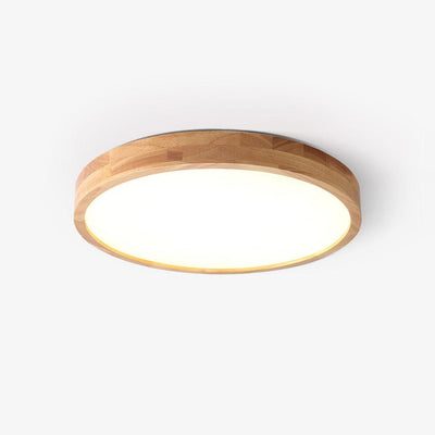 Aldalaya Ceiling Light Wooden Geometric LED