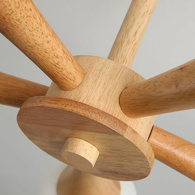 Briarshire Wooden Nera Chandelier