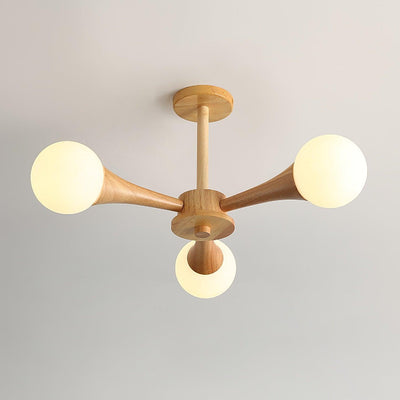 Briarshire Wooden Nera Chandelier