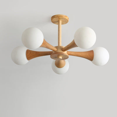 Briarshire Wooden Nera Chandelier