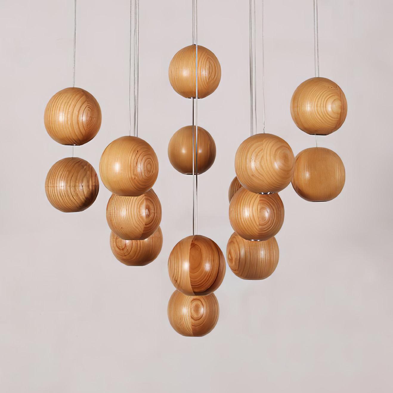Orbwood Cluster Pendant Light