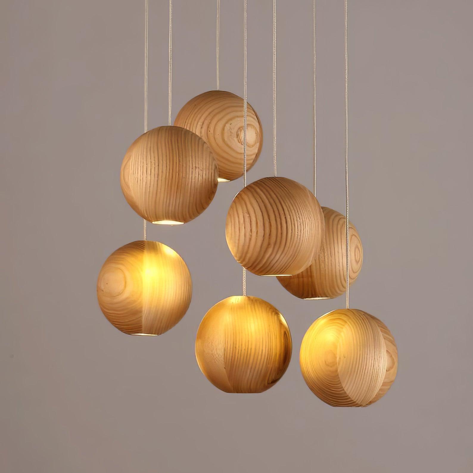 Orbwood Cluster Pendant Light