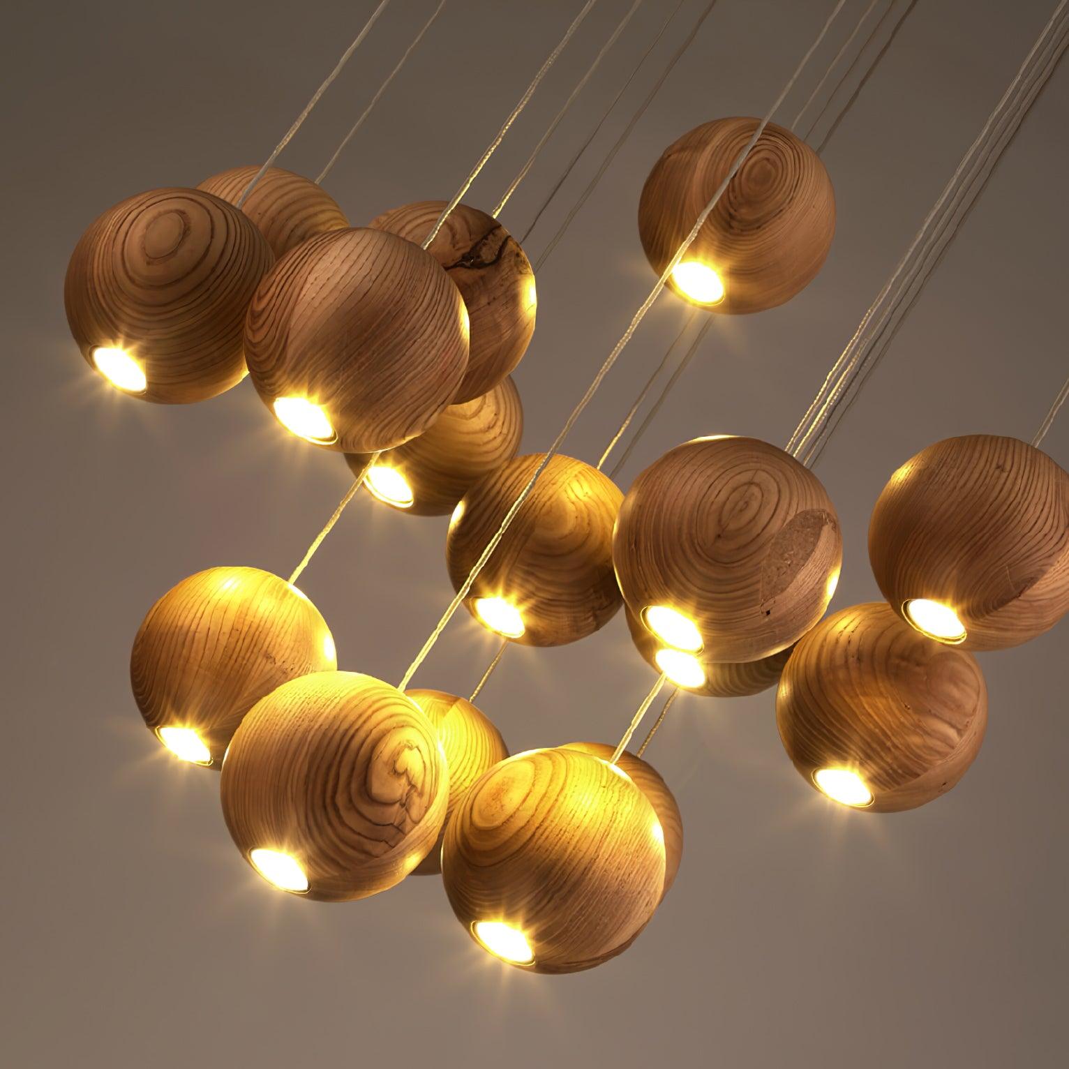 Orbwood Cluster Pendant Light
