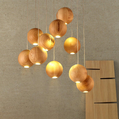 Orbwood Cluster Pendant Light